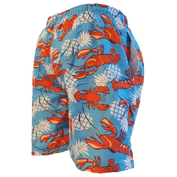 Men's Swimming Trunks, Lobster - Picture 2 of 3